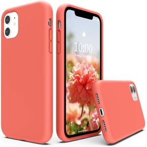 SURPHY Compatible with iPhone 11 Case 6.1 inch, Thickening Design Liquid Silicone Phone Case (with Microfiber Lining) for iPhone 11 2019, Yellow