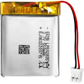 EEMB 3.7V Lipo Battery 950mAh 503450 Lithium Polymer ion Battery Rechargeable Lithium ion Polymer Battery with JST Connector Make Sure Device Polarity Matches with Battery Before Purchase