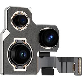 for iPhone 14 Pro Max 48MP OEM Main Rear Back Camera Replacement with Ultra Wide Telephoto Lens 5X Optical Zoom HDR Photos Flex Cable 4K 60 fps 1080p HD Video A2651 A2893 A2894 A2895 A2896
