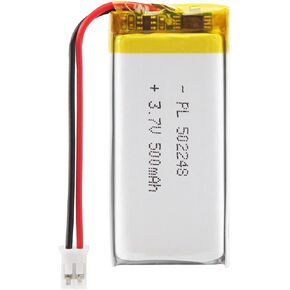 YDL 3.7V 500mAh 502248 Lipo battery Rechargeable Lithium Polymer ion Battery Pack with PH2.0mm JST Connector