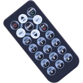 New Remote Control Replacement fit for BOSS Audio 560BRGB 750BRGB MR500UAB 820BRGB 632UAB 609UAB Double Din Marine Audio Car Stereo Receiver