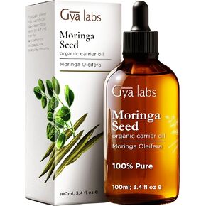 Gya Labs Cosmetics Castor Oil for Eyelashes and Eyebrows - Cold Pressed Castor Oil for Hair, Eyelash & Eyebrow - Unrefined Carrier Oil for Skin (1.7 fl oz + Eyelash Kit)