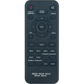 Replace Remote Control Compatible for JBL Cinema SB200/SB250/SB350/SB400/SB450 Home Theater Soundbar Speaker