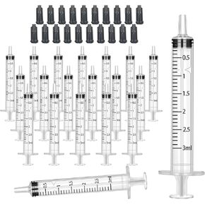 3ml Syringes with Caps (20 Pack)