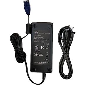 Original CWT 12V UL 2-Prong AC Adapter Compatible with Cristal THX-120400KV THX-012400KBB THX012400KBB Produced for Argos Ltd MK9 2NW Plug Ideal Mini-Fridges 4L 6L DC 12V 4A Power Supply Cord Charger