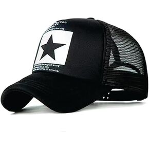 Baseball Cap Unisex Color Block Trucker Hats and Fishing Hats Adjustable Breathable Dad Hats for Women & Men
