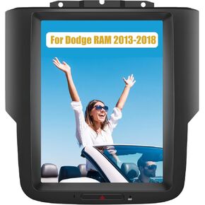 Car Radio Stereo 10.4 Inch T Style for Dodge Ram 2013-2018 1500 2500 3500 Android 13