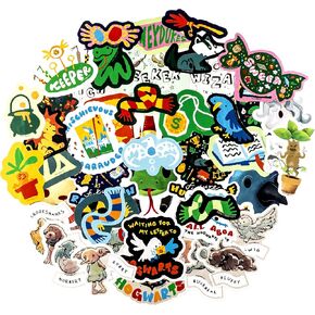 Conquest Journals Harry Potter Waiting for My Letter Sticker Pack, Officially Licensed, 50 Unique Stickers, Waterproof and UV Resistant, Great for All Your Gadgets, Potterfy All The Things