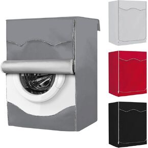 BlueStars Washer/Dryer Cover For Front-load Machines - Waterproof & Dustproof & Sunproof Protection - W27"D33"H39" - Premium Fit With Thick Zipper Design - Suitable For Most Washers & Dryers (Black)