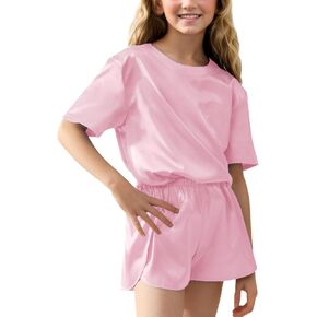 Silk Pajamas for Girls, Girls Silk Pajamas, Mommy and Me Pajamas Size 6-14