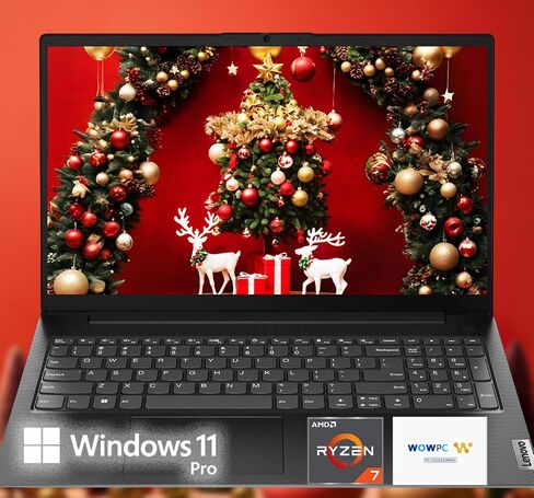 Lenovo V15 Special Business Edition - 15.6 FHD - AMD Ryzen 7 7730U (Beats i7-1365U) - ذاكرة 16 جيجابايت - 1 تيرابايت PCIe SSD - متانة من الدرجة العسكرية - Wi-fi 6 - عمر بطارية طويل - Windows 11 Pro in Saudi Arabia