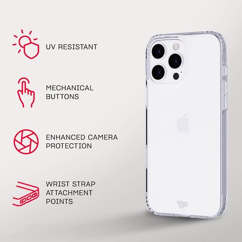 Tech21 EvoLite for iPhone 16 Pro Ultra Thin - Impact Protection Case - in Clear in Saudi Arabia