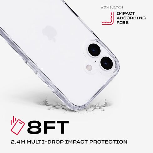 Tech21 EvoLite for iPhone 16 Pro Ultra Thin - Impact Protection Case - in Clear in Saudi Arabia