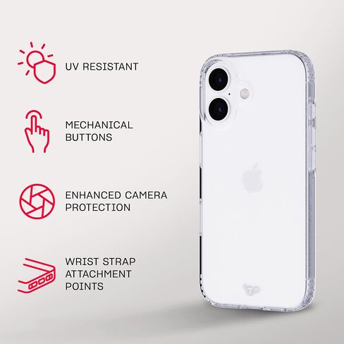 Tech21 EvoLite for iPhone 16 Pro Ultra Thin - Impact Protection Case - in Clear in Saudi Arabia