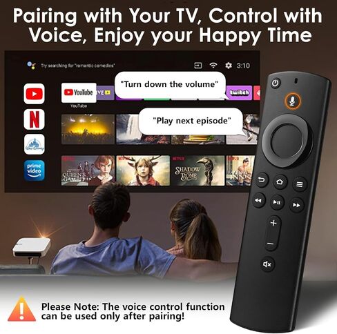 جهاز تحكم عن بعد صوتي بديل L5B83H (الجيل الثاني) لـ TV Stick 4K، TV Stick الجيل الثاني والثالث، Smart TV Cube الجيل الأول والثاني وTV Stick Lite in Saudi Arabia