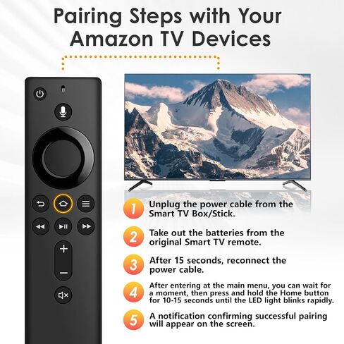 جهاز تحكم عن بعد صوتي بديل L5B83H (الجيل الثاني) لـ TV Stick 4K، TV Stick الجيل الثاني والثالث، Smart TV Cube الجيل الأول والثاني وTV Stick Lite in Saudi Arabia