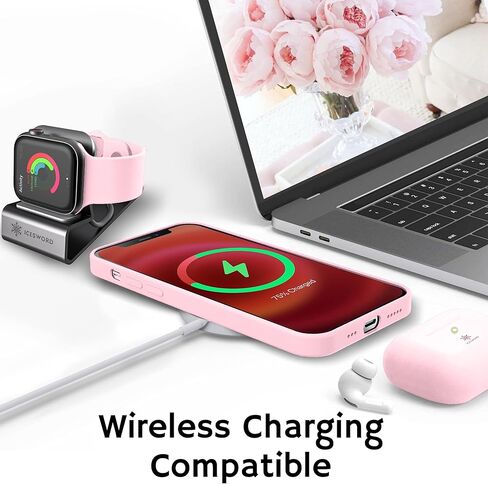 IceSword متوافق مع حافظة iPhone 14 Pro Max، غطاء هاتف من السيليكون السائل واقٍ نحيف، ناعم مضاد للخدش بيج فاتح كريمي دافئ [مقاوم للصدمات] 6.7 بوصة 14 مساءً- حجر in Kuwait