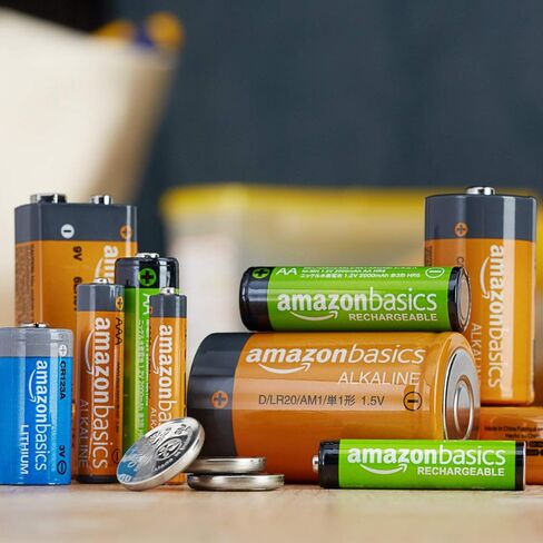 Amazon Basics 12-Pack CR14250 Lithium High-Capacity 1/2 AA Batteries, 3 Volt, 10-Year Shelf Life in Saudi Arabia