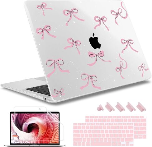 May Chen متوافق مع حافظة MacBook Air 13 بوصة 2022 2021، طراز إصدار 2020-2018: M1 A2337 A2179 A1932، غطاء حماية بلاستيكي صلب لجهاز Mabook Air 13 بوصة مع شاشة عرض ريتينا، قوس نجمة in Kuwait