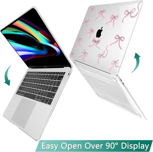 May Chen متوافق مع حافظة MacBook Air 13 بوصة 2022 2021، طراز إصدار 2020-2018: M1 A2337 A2179 A1932، غطاء حماية بلاستيكي صلب لجهاز Mabook Air 13 بوصة مع شاشة عرض ريتينا، قوس نجمة in Kuwait