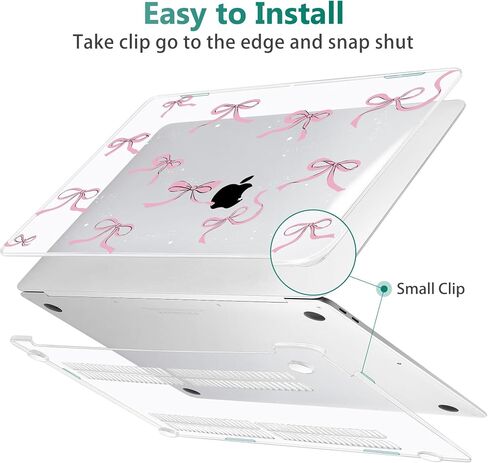 May Chen متوافق مع حافظة MacBook Air 13 بوصة 2022 2021، طراز إصدار 2020-2018: M1 A2337 A2179 A1932، غطاء حماية بلاستيكي صلب لجهاز Mabook Air 13 بوصة مع شاشة عرض ريتينا، قوس نجمة in Kuwait
