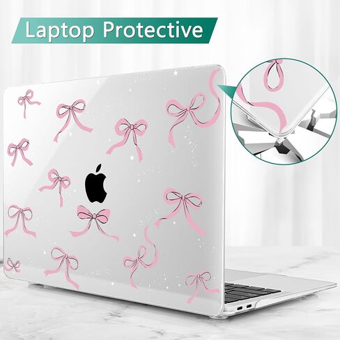 May Chen متوافق مع حافظة MacBook Air 13 بوصة 2022 2021، طراز إصدار 2020-2018: M1 A2337 A2179 A1932، غطاء حماية بلاستيكي صلب لجهاز Mabook Air 13 بوصة مع شاشة عرض ريتينا، قوس نجمة in Kuwait