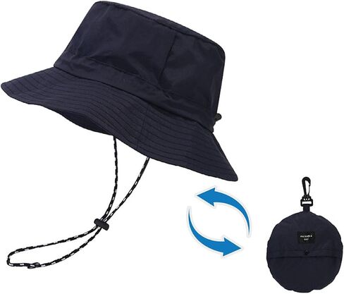 Waterproof Bucket Rain Hat Foldable Packable UV Protection Beach Sun Hat and Quick Dry for Hiking Fishing Hat for Women Men in Saudi Arabia