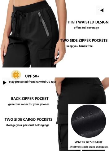 سراويل للتسلق للنساء خفيفة الوزن سريعة الجفاف للركض سراويل رياضية للشتاء UPF 50+ سراويل مقاومة للماء in Kuwait