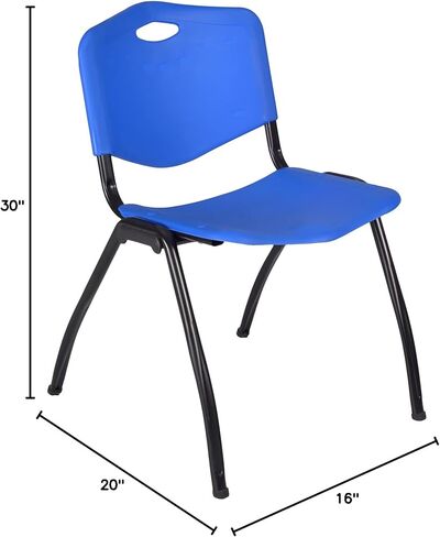 Regency M' Stack Chair (4 Pack), Grey in Kuwait