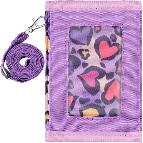 Panda Kids Wallet for Girls, Wallet for Little Young Girls 4-8 6-8 8-10 Ages Cute Small Toddler Wallet with Lanyard, Green Teal in Saudi Arabia