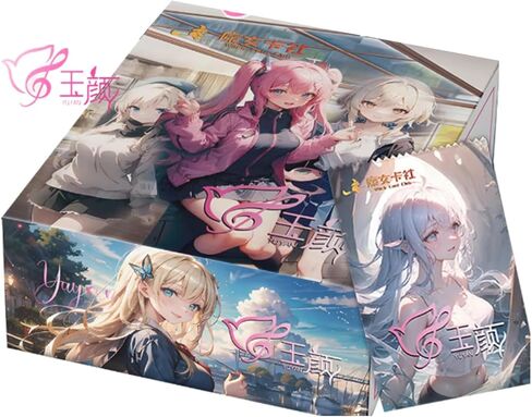 بطاقات قصة Goddess، Goddess Story TCG، بطاقات Goddess Story TCG القابلة للتحصيل، صندوق تعزيز Goddess Story، بطاقات تعزيز اللعب/التداول في الرسوم المتحركة. (جي يو يان) in Kuwait