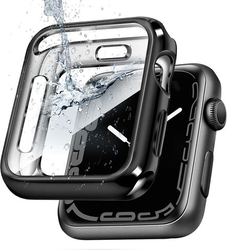 top4cus 42mm (Series 10) Cover Soft TPU Anti-Scratch Lightweight 42mm Iwatch Case All-Around Screen Protector, Optional Cases Compatible with Apple Watch Series 9/8/7/6/SE/SE2/5/4/3/2/1 - Gold in Saudi Arabia