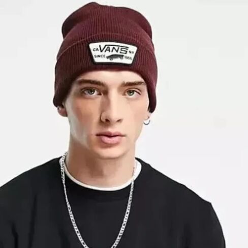 Vans, Men's Milford Beanie - One Size (Marshmallow) in Saudi Arabia