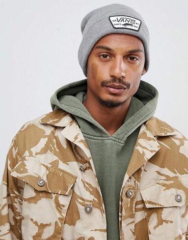 Vans, Men's Milford Beanie - One Size (Marshmallow) in Saudi Arabia