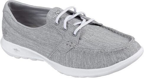 Skechers Performance Women's Go Walk Lite-15433 Boat Shoe,gray,12 M US in Saudi Arabia