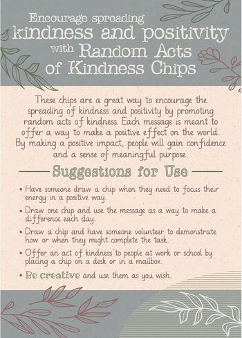 Really Good Stuff Classroom Chill Chips – Set of 40 – Help Kids Feel Calm and Focused – Practice Calming, Relaxing, & Resetting Strategies– Social-Emotional Learning – SEL for The Home and Classroom in Saudi Arabia