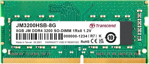 ترانسيند 32 جيجا JM DDR4 3200 SO-DIMM 2Rx8 2Gx8 CL22 1.2V (JM3200HSE-32G) in Saudi Arabia