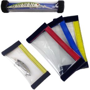 3 Packs Fishing Lure Wraps, Fishing Hook Covers, Duty & Clear PVC Lure Cover Easily See Lures, Fishing Gear