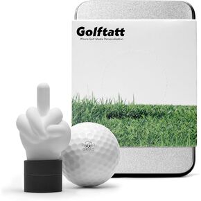 Golf Ball Stamp - Easy Markings Golf Ball Marking Gifts for Golfers Dad Husband Boyfriend Self-Ink Golf Ball Stamper Reusable