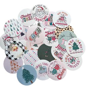 3 inch Freshener cardstock, Christmas and Holiday designs for aroma bead decorating, Cardstock cutouts for aroma beads