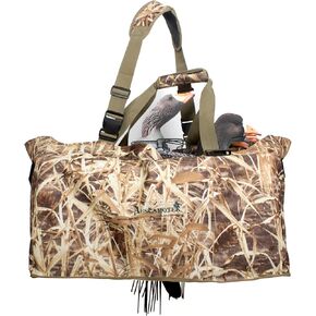AUSCAMOTEK Waterproof Silhouette Goose Decoy Bag with Camouflage Pattern, Large Capacity with Stake Holes, Durable Design for Easy Storage and Transport of Decoys