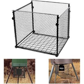 Deer Feeder Varmint Guard - Keep Wildlife Away from Your Feeder, 15" x 13"x13" Varmint Cage for Feeder.
