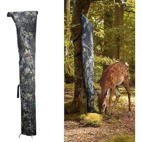 Upgraded Deer Feeder Bag – 100 lb Capacity, Adjustable Camo Gravity Feeder with Extended Strap & Anti-Slip Backing – Waterproof, Durable Feeder for Hunting and Wildlife Feeding（2pcs）