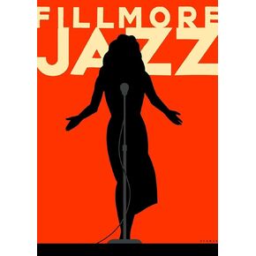 LAXMHE Vintage music Poster Jazz Print Classic Collocation Music Wall Art, Black And red Art Poster And Print, Room Aesthetic Music Poster, Minimalist Home Decor Wall Decorative