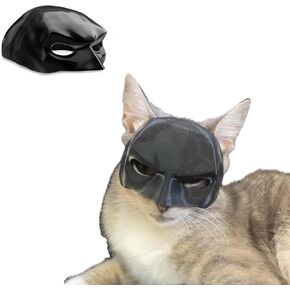 Cat Mask, Cat Cosplay Hat, Cat Halloween Costume Accessory, Fits Most Cats (Medium)