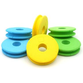 Premium EVA Foam Tenkara Line Holders (Multi-Color 6 Pack) / Euro Nymph Leader Rig Holders