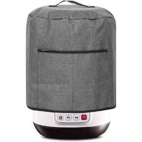 Pressure Cooker Cover, Round Pressure Cooker Dust Proof Cover Cooker Protective Cover with Storage Pocket Kitchen Household Appliances Dust Cover Accessories, 15 x 15.2 in
