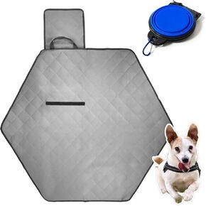 Hexagon Reusable Playpen Liner Mat for Small Pet Animals, Dogs, Guinea Pig, Rabbits or Puppy, Indoor Play Pen Washable and Waterproof Pee Pad