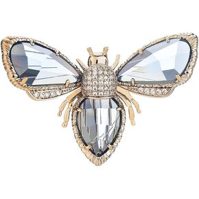 Animal Brooch Pin Gold-Plated Enamel Pearl Crystal Lapel Pins ButterflyJewelry Gifts for Women Ladies