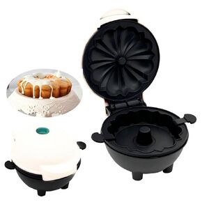 Cake Maker Lava Cake Maker Mini Donut Maker Waffle Maker Pancakes Maker Machine for Breakfast, Snacks, Desserts Non-stick Surface, Cake Machine, Double-sided Heating, Red